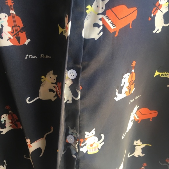 NWT Cat collar full sleeve shirt - Picture 5 of 8